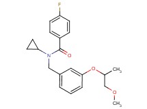 N-cyclopropyl-4-fluoro-N-[3-(2-methoxy-1-methylethoxy)benzyl]benzamide