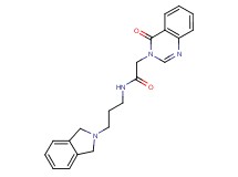 N-[3-(1,3-dihydro-2H-isoindol-2-yl)propyl]-2-(4-oxo-3(4H)-quinazolinyl)acetamide