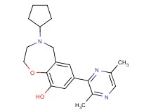 4-cyclopentyl-7-(3,6-dimethylpyrazin-2-yl)-2,3,4,5-tetrahydro-1,4-benzoxazepin-9-ol