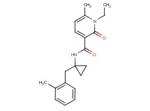 1-ethyl-6-methyl-N-[1-(2-methylbenzyl)cyclopropyl]-2-oxo-1,2-dihydropyridine-3-carboxamide