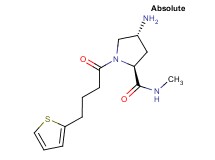 (2S,4R)-4-amino-N-methyl-1-[4-(2-thienyl)butanoyl]pyrrolidine-2-carboxamide