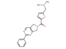 N,N-dimethyl-1-{5-[(2-phenyl-5,7-dihydro-6H-pyrrolo[3,4-d]pyrimidin-6-yl)carbonyl]-2-furyl}methanamine