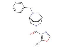 (1R*,5R*)-6-benzyl-3-[(5-methyl-1,3-oxazol-4-yl)carbonyl]-3,6-diazabicyclo[3.2.2]nonane