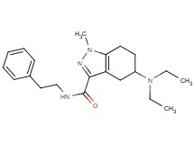 5-(diethylamino)-1-methyl-N-(2-phenylethyl)-4,5,6,7-tetrahydro-1H-indazole-3-carboxamide