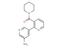 3-(piperidin-1-ylcarbonyl)-2,3'-bipyridin-5'-amine