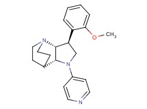 (2R*,3S*,6R*)-3-(2-methoxyphenyl)-5-(4-pyridinyl)-1,5-diazatricyclo[5.2.2.0~2,6~]undecane