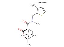 (1R,4S)-N,1,7,7-tetramethyl-N-[(3-methyl-2-thienyl)methyl]-3-oxo-2-oxabicyclo[2.2.1]heptane-4-carboxamide