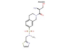 N-methyl-2-L-seryl-N-(1,3-thiazol-2-ylmethyl)-1,2,3,4-tetrahydroisoquinoline-7-sulfonamide