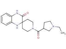 1-[(1-ethyl-3-pyrrolidinyl)carbonyl]-1',4'-dihydro-3'H-spiro[piperidine-4,2'-quinoxalin]-3'-one