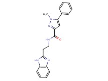 N-[2-(1H-benzimidazol-2-yl)ethyl]-1-methyl-5-phenyl-1H-pyrazole-3-carboxamide