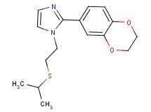 2-(2,3-dihydro-1,4-benzodioxin-6-yl)-1-[2-(isopropylthio)ethyl]-1H-imidazole