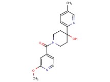 1-(2-methoxyisonicotinoyl)-4-(5-methylpyridin-2-yl)piperidin-4-ol
