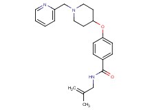 N-(2-methyl-2-propen-1-yl)-4-{[1-(2-pyridinylmethyl)-4-piperidinyl]oxy}benzamide