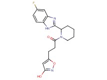 5-{3-[2-(5-fluoro-1H-benzimidazol-2-yl)-1-piperidinyl]-3-oxopropyl}-3-isoxazolol