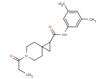 N-(3,5-dimethylphenyl)-6-propionyl-6-azaspiro[2.5]octane-1-carboxamide