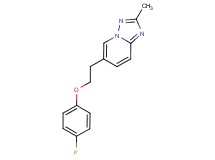 6-[2-(4-fluorophenoxy)ethyl]-2-methyl[1,2,4]triazolo[1,5-a]pyridine