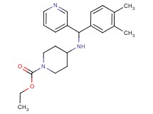 ethyl 4-{[(3,4-dimethylphenyl)(pyridin-3-yl)methyl]amino}piperidine-1-carboxylate