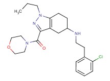 N-[2-(2-chlorophenyl)ethyl]-3-(4-morpholinylcarbonyl)-1-propyl-4,5,6,7-tetrahydro-1H-indazol-5-amine