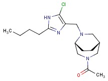(1R*,5R*)-3-acetyl-6-[(2-butyl-5-chloro-1H-imidazol-4-yl)methyl]-3,6-diazabicyclo[3.2.2]nonane