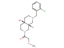 (4aR*,8aR*)-2-(2-chlorobenzyl)-7-(methoxyacetyl)octahydro-2,7-naphthyridin-4a(2H)-ol