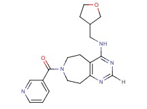 7-(pyridin-3-ylcarbonyl)-N-(tetrahydrofuran-3-ylmethyl)-6,7,8,9-tetrahydro-5H-pyrimido[4,5-d]azepin-4-amine