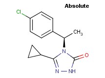 4-[(1R)-1-(4-chlorophenyl)ethyl]-5-cyclopropyl-2,4-dihydro-3H-1,2,4-triazol-3-one