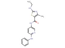 N-(6-anilino-3-pyridinyl)-2-(ethylamino)-4-methyl-1,3-thiazole-5-carboxamide trifluoroacetate