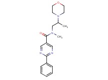 N-methyl-N-(2-morpholin-4-ylpropyl)-2-phenylpyrimidine-5-carboxamide