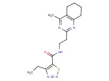 4-ethyl-N-[2-(4-methyl-5,6,7,8-tetrahydroquinazolin-2-yl)ethyl]-1,2,3-thiadiazole-5-carboxamide