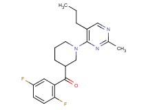 (2,5-difluorophenyl)[1-(2-methyl-5-propylpyrimidin-4-yl)piperidin-3-yl]methanone