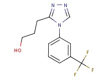 3-{4-[3-(trifluoromethyl)phenyl]-4H-1,2,4-triazol-3-yl}propan-1-ol