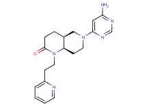 (4aS*,8aR*)-6-(6-aminopyrimidin-4-yl)-1-(2-pyridin-2-ylethyl)octahydro-1,6-naphthyridin-2(1H)-one