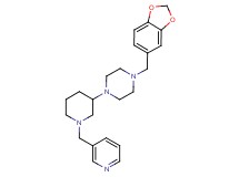 1-(1,3-benzodioxol-5-ylmethyl)-4-[1-(3-pyridinylmethyl)-3-piperidinyl]piperazine