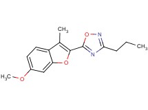 5-(6-methoxy-3-methyl-1-benzofuran-2-yl)-3-propyl-1,2,4-oxadiazole
