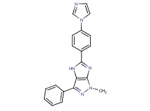 5-[4-(1H-imidazol-1-yl)phenyl]-1-methyl-3-phenyl-1,4-dihydroimidazo[4,5-c]pyrazole bis(trifluoroacetate)