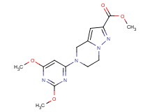 methyl 5-(2,6-dimethoxypyrimidin-4-yl)-4,5,6,7-tetrahydropyrazolo[1,5-a]pyrazine-2-carboxylate