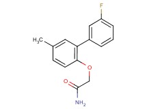 2-[(3'-fluoro-5-methyl-2-biphenylyl)oxy]acetamide