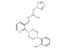 ({2-[4-(2-methylphenyl)piperazin-1-yl]pyridin-3-yl}methyl)[1-methyl-2-(1H-1,2,4-triazol-1-yl)ethyl]amine