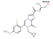 7-(cyclopropylmethyl)-6-(2-fluoro-4-methoxyphenyl)-N-[(1S)-2-hydroxy-1-methylethyl]-8-oxo-7,8-dihydroimidazo[1,2-a]pyrazine-2-carboxamide