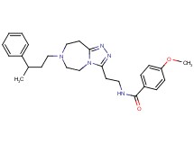 4-methoxy-N-{2-[7-(3-phenylbutyl)-6,7,8,9-tetrahydro-5H-[1,2,4]triazolo[4,3-d][1,4]diazepin-3-yl]ethyl}benzamide