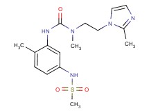 N-{4-methyl-3-[({methyl[2-(2-methyl-1H-imidazol-1-yl)ethyl]amino}carbonyl)amino]phenyl}methanesulfonamide