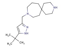 9-[(5-tert-butyl-1H-pyrazol-3-yl)methyl]-3,9-diazaspiro[5.6]dodecane