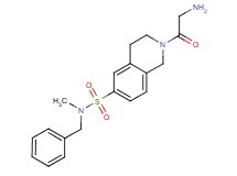 N-benzyl-2-glycyl-N-methyl-1,2,3,4-tetrahydroisoquinoline-6-sulfonamide