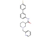 N-(4'-fluoro-3-biphenylyl)-1-(2-pyridinylmethyl)-3-piperidinecarboxamide