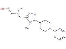 2-(methyl{[4-methyl-5-(1-pyrimidin-2-ylpiperidin-4-yl)-4H-1,2,4-triazol-3-yl]methyl}amino)ethanol