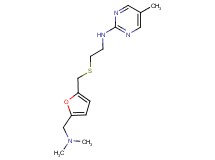 N-{2-[({5-[(dimethylamino)methyl]-2-furyl}methyl)thio]ethyl}-5-methylpyrimidin-2-amine