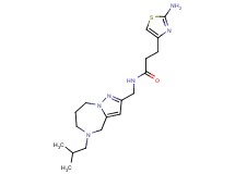 3-(2-amino-1,3-thiazol-4-yl)-N-[(5-isobutyl-5,6,7,8-tetrahydro-4H-pyrazolo[1,5-a][1,4]diazepin-2-yl)methyl]propanamide