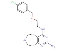 N~4~-{2-[(4-chlorobenzyl)oxy]ethyl}-6,7,8,9-tetrahydro-5H-pyrimido[4,5-d]azepine-2,4-diamine dihydrochloride