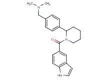 1-{4-[1-(1H-indol-5-ylcarbonyl)-2-piperidinyl]phenyl}-N,N-dimethylmethanamine