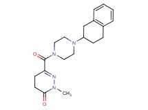 2-methyl-6-{[4-(1,2,3,4-tetrahydronaphthalen-2-yl)piperazin-1-yl]carbonyl}-4,5-dihydropyridazin-3(2H)-one